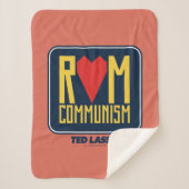 Couverture Sherpa Ted Lasso | Graphique du communisme rom (Devant)