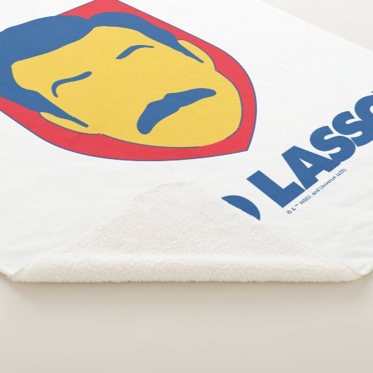 Couverture Sherpa Ted Lasso | Icône face (3/4)