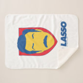 Couverture Sherpa Ted Lasso | Icône face (Devant (Horizontal))