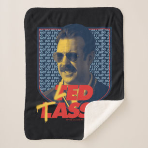 Couverture Sherpa Ted Lasso   Insigne Led Tasso