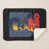 Couverture Sherpa Ted Lasso | Insigne Led Tasso (Devant (Horizontal))
