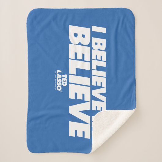 Couverture Sherpa Ted Lasso | Je crois en la croyance (Devant)