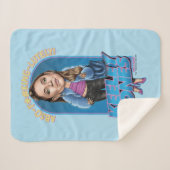 Couverture Sherpa Ted Lasso | Keeley Jones Bobblehead (Devant (Horizontal))