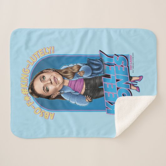 Couverture Sherpa Ted Lasso | Keeley Jones Bobblehead (Devant (Horizontal))