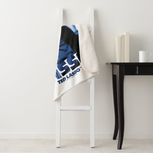 Couverture Sherpa Ted Lasso | Lasso Photo Portrait Graphique (En situation)