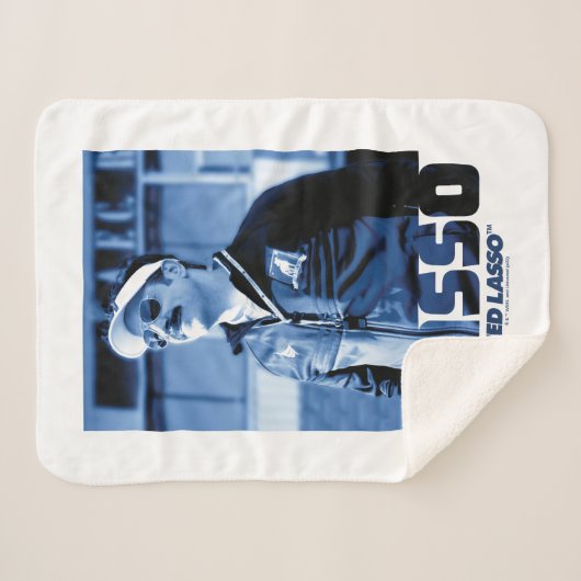 Couverture Sherpa Ted Lasso | Lasso Photo Portrait Graphique (Devant (Horizontal))