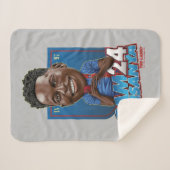 Couverture Sherpa Ted Lasso | Sam Obisanya Bobblehead (Devant (Horizontal))
