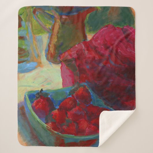 Couverture Sherpa Téléchargez votre oeuvre | Tourner la peinture per (Devant)