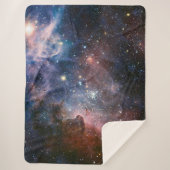 Couverture Sherpa Télescope Nebula Hubble Carina Rouge et Bleu (Devant)