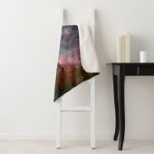 Couverture Sherpa Télescope Nebula Hubble Carina Rouge et Bleu (En situation)