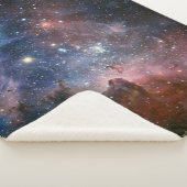 Couverture Sherpa Télescope Nebula Hubble Carina Rouge et Bleu (3/4)