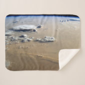 Couverture Sherpa Tempête De Poussière À Travers Les Mers De Sable D (Devant (Horizontal))