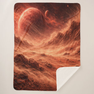 Couverture Sherpa Tempête de sable sur la planète orange