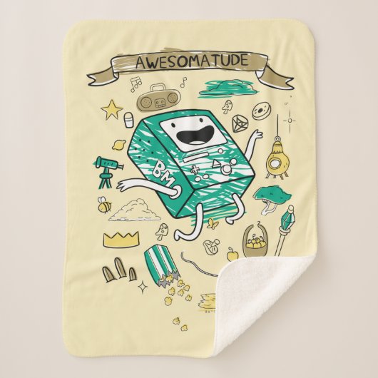 Couverture Sherpa Temps d'aventure | Croquis BMO "Awesomatude" (Devant)