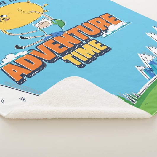 Couverture Sherpa Temps d'aventure | Jake Flottant Avec Finn (3/4)