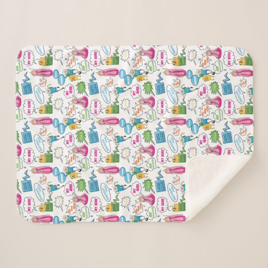 Couverture Sherpa Temps d'aventure | Motif d'appel de caractères (Devant (Horizontal))