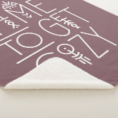 Couverture Sherpa Temps moderne pour obtenir un design confortable (3/4)