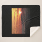 Couverture Sherpa Tennessee Mountain Sunrise Sherpa Blanket (Devant (Horizontal))
