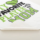 Couverture Sherpa Tennis Player | My Favorite Player Calls Me Mom (3/4)