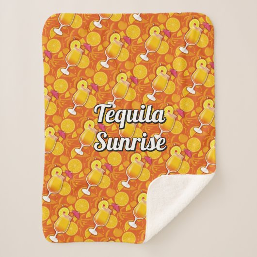 Couverture Sherpa Tequila Sunrise (Devant)