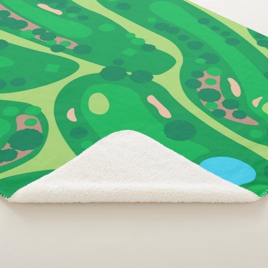 Couverture Sherpa terrain de golf par golf green (3/4)