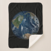 Couverture Sherpa Terre Avec Nuages Et Glace De Mer (Devant)