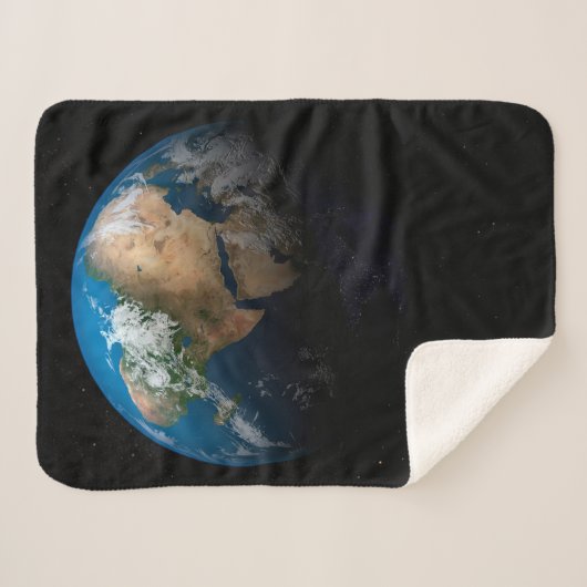 Couverture Sherpa Terre Pleine Montrant Des Nuages Simulés Sur L'Afr (Devant (Horizontal))