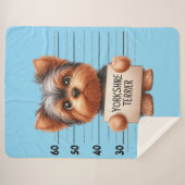 Couverture Sherpa Terrier du Yorkshire vilain (Devant (Horizontal))