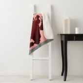 Couverture Sherpa Test d'inkblot Red Grey Rorschach (En situation)