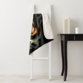 Couverture Sherpa Tête d'attaque du léopard (En situation)