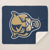 Couverture Sherpa Tête de la Panthère FIU (Devant (Horizontal))