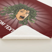 Couverture Sherpa Tête de Medusa (3/4)