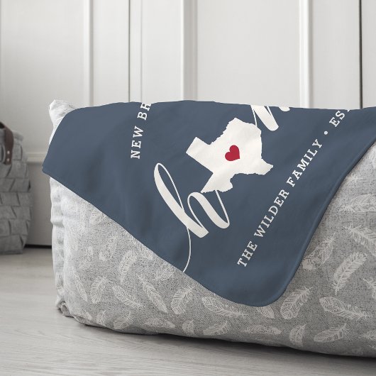Couverture Sherpa Texas Home State Personnalisé