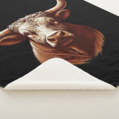 Couverture Sherpa Texas Longhorn (3/4)