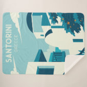 Couverture Sherpa Texte personnalisé Grèce (Devant (Horizontal))