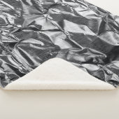 Couverture Sherpa textile argenté (3/4)