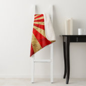 Couverture Sherpa texture Abstraite (En situation)