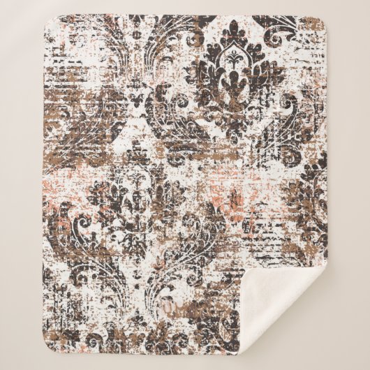 Couverture Sherpa texture Abstraite ou arrière - plan grunge. Textur (Devant)