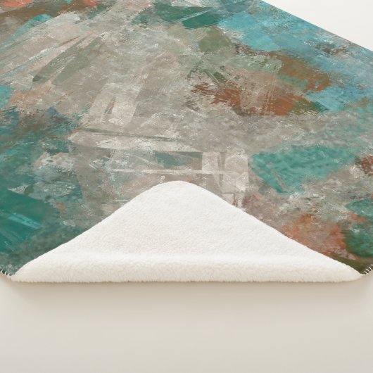 Couverture Sherpa Texture Abstraite Psychédélique Des Trucs. (3/4)