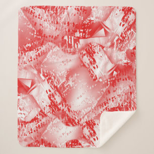 Couverture Sherpa texture Abstraite répétition créative moderne moti