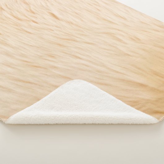 Couverture Sherpa Texture animale de fourrure de chèvre (3/4)