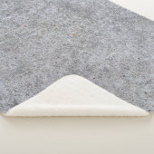 Couverture Sherpa Texture béton gris pierre fine (3/4)
