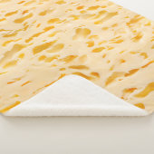 Couverture Sherpa Texture de fromage avec trous (3/4)