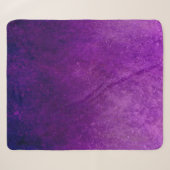 Couverture Sherpa Texture de grunge arrière - plan violette (Devant (Horizontal))