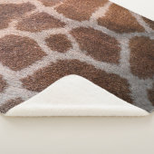 Couverture Sherpa Texture de peau de girafe (3/4)