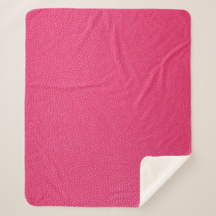 Couverture Sherpa Texture De Tissu Rose De Luxe.