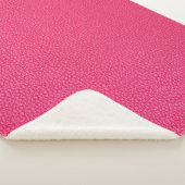 Couverture Sherpa Texture De Tissu Rose De Luxe. (3/4)
