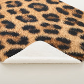 Couverture Sherpa Texture d'impression de Cheetah (3/4)