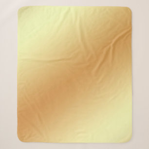 Couverture Sherpa texture dorée Arrière - plan
