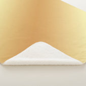 Couverture Sherpa texture dorée Arrière - plan (3/4)